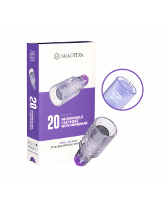 Eske med 20 MiaOpera nålpatroner 0.25 mm