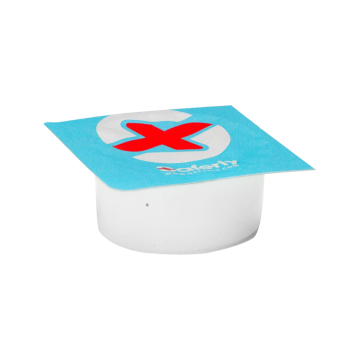 Eske med 24 Saferly Rinse Caps med skum