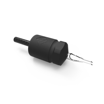 Eske med 15 Black N Gold Legacy Carbon Fibre 30 MM engangstuber - Rund nedgang