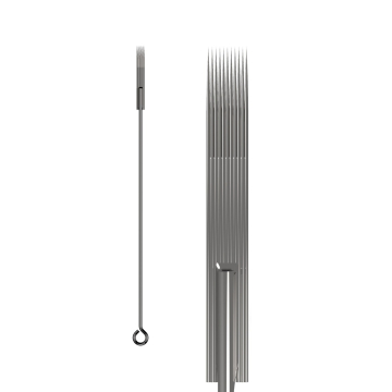 50 stk. KWADRON 0.35mm tatoveringsnål LONG TAPER - Flat