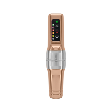 Microbeau Flux Mini tatoveringsmaskin - Champagne-gull