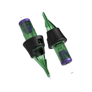 Eske med 20 Ghost HEX Needle Cartridges - Power Liner Long Taper
