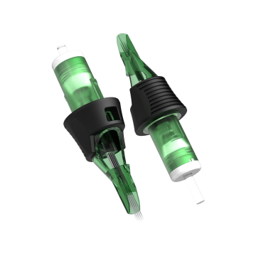 Eske med 50 Ghost HEX Needle Cartridges - Bugpin Magnum Long Taper