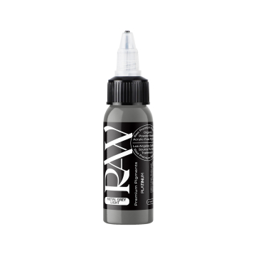 Raw Pigments Platinum - Metal Grey Light Tatoveringsblekk - 30ml