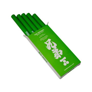 Pakke med 5 Kyodai Firm Tip Brush Pen - Midori Green