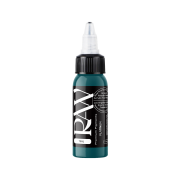 Raw Pigments Platinum - Teal Tatoveringsblekk - 30ml