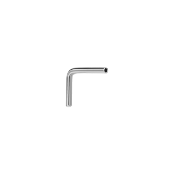 Tilum Threadless Nostril L-Bend - legg til din egen topp