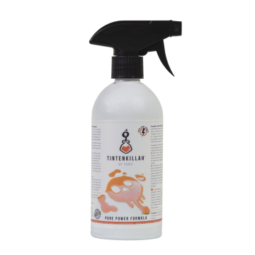 Tintenkillah Pure Power Cleaner 500ml spray bottle for vinyl and plastic surfaces.