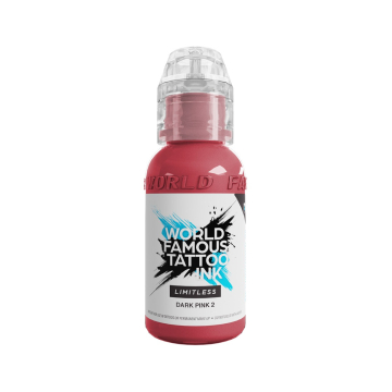 World Famous Limitless Tatoveringsblekk - Dark Pink 2 30ml