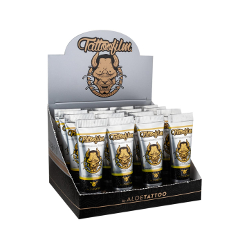 Aloe Tattoo Tattoofilm Ny formel - 15 ml - Displaysett på 16