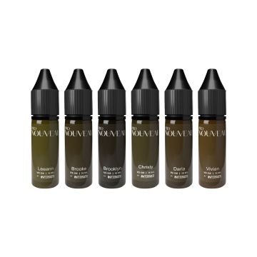 Pro Nouveau Pigments - Brows Collection Sett 6x 15ml