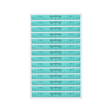 Pakke med 2 ark Jenn Boyd Ink - Brow Rulers (28 øyenbryn linjal)