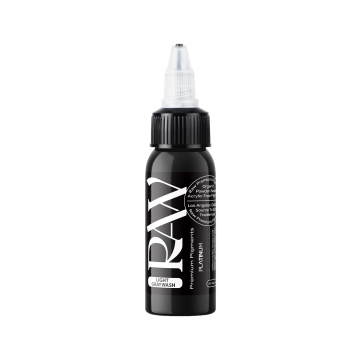 Raw Pigments Platinum - Light Graywash Tatoveringsblekk - 30ml