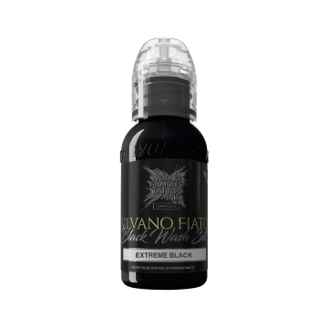 World Famous Limitless Tatoveringsblekk - Silvano Fiato - Extreme Black - 30 ml