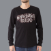 Luxury Hustle Wear Long Sleeve T-skjorte El Whyner 'Hustle Butter Deluxe' i svart