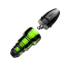 FK Irons Spektra Xion rotary maskine i svart/grøn