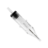 Eske med 20 Magic Moon Slim Line patroner 0,35MM rund liner lang spiss