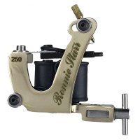Ronnie Starr tatoveringsmaskin - Paul Rogers Brass Shader