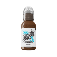 World Famous Limitless Tatoveringsblekk - Brown 2 30 ml