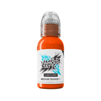 World Famous Limitless Tatoveringsblekk - Medium Orange 1 30 ml