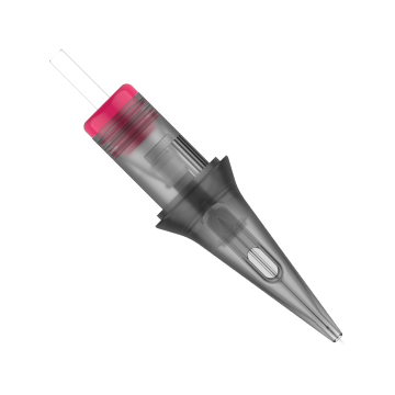 Eske med 20 Piranha Originals Tatoveringspatroner - Fine Line Premium