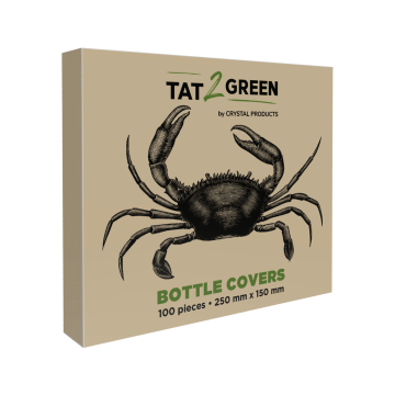 Eske med 100 Tat2Green - Black Bottle Covers