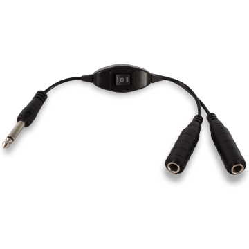 Tatoveringsmaskinkabelsplitter for strømforsyninger