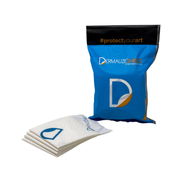 Dermalize SHIELD - Ultratynne absorberende pads - Eske med 10