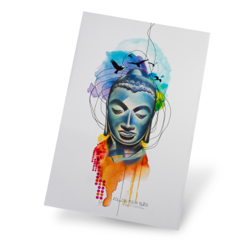 RemixIT Design (Ivana Tattoo Art) - Buddha/Follow Your Bliss Print