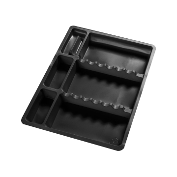 Eske med 100 Killer Beauty Disposable Instrument Trays - svart