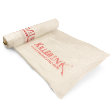 Rull med 250 stk. Killer Ink plasttrekk for stol