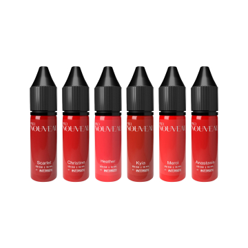 Pro Nouveau Pigments - Lips Collection Sett 6x 15ml