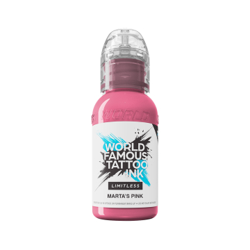 World Famous Limitless Tatoveringsblekk - Marta's Pink 30 ml