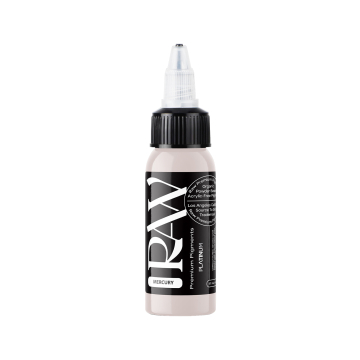 Raw Pigments Platinum - Mercury Tatoveringsblekk - 30ml
