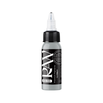 Raw Pigments Platinum - Metal Gray Extra Light Tatoveringsblekk - 30ml