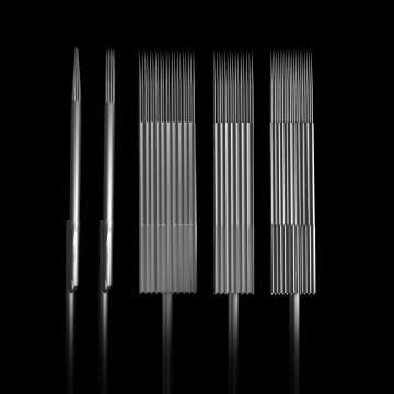 50 stk. Assortert blanding Killer Ink Precision #10 0.30mm tatoveringsnål - Sterilisert Rustfritt Stål