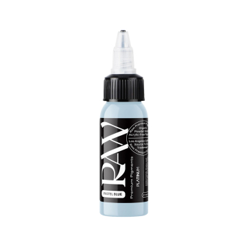 Raw Pigments Platinum - Pastel Blue Tatoveringsblekk - 30ml