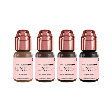 Perma Blend Luxe Lite PMU Ink - Sett med 4 x 15ml