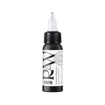Raw Premium Pigments - Raven Tattoo Ink 30ml