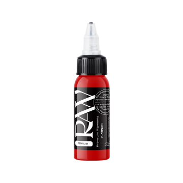 Raw Pigments Platinum - Red Rum Tatoveringsblekk - 30ml