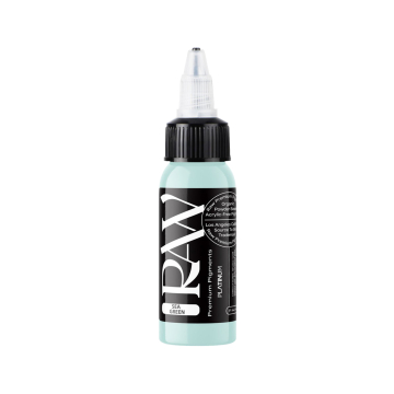 Raw Pigments Platinum - Sea Green Tatoveringsblekk - 30ml