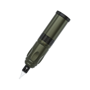 Stigma-Rotary® Force trådløs tatoveringsmaskin + Power Pack + RCA adapter - Army Green