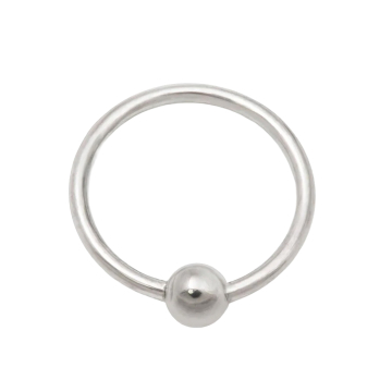 Tilum Annealed Titanium Fixed Bead Ring