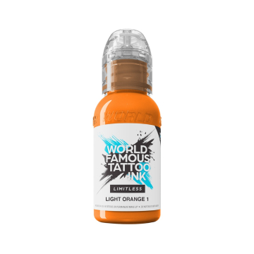 World Famous Limitless Tatoveringsblekk - Light Orange 1 30 ml