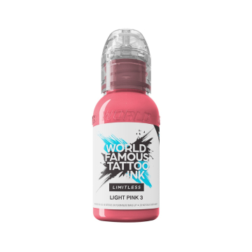 World Famous Limitless Tatoveringsblekk - Light Pink 3 30ml