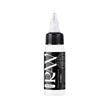 Raw Pigments Platinum - Whiteout Tatoveringsblekk - 30ml