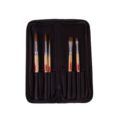 Talens Art Creation Brush Set with Organizer (5 vannfarg pensler)