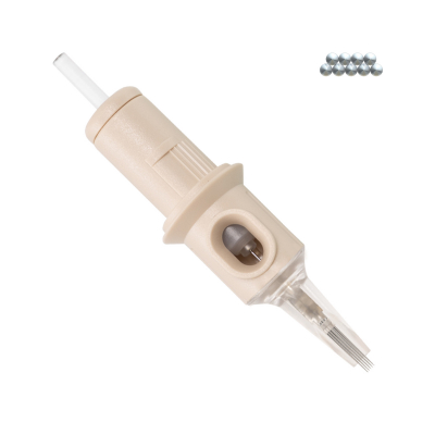 Eske med 20 Biotek Universal PMU-Patroner 0.35 mm Medium Taper - Soft Magnum - Needle Size 9