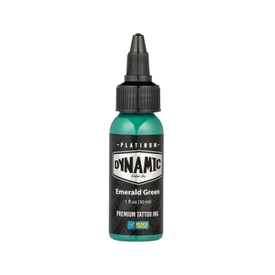 Platinum by Dynamic Tatoveringsblekk - Emerald Green 30 ml