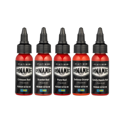Platinum by Dynamic Tatoveringsblekk - Envy sett 5x 30 ml